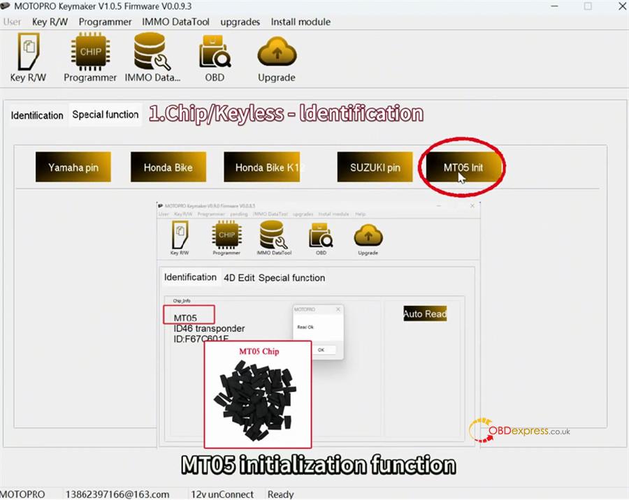 motopro motorcycle key programmer user manual 13