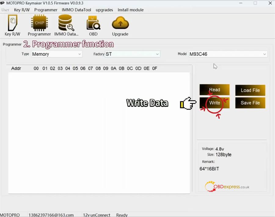 motopro motorcycle key programmer user manual 14