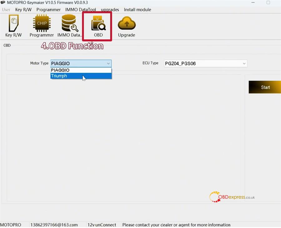 motopro motorcycle key programmer user manual 17