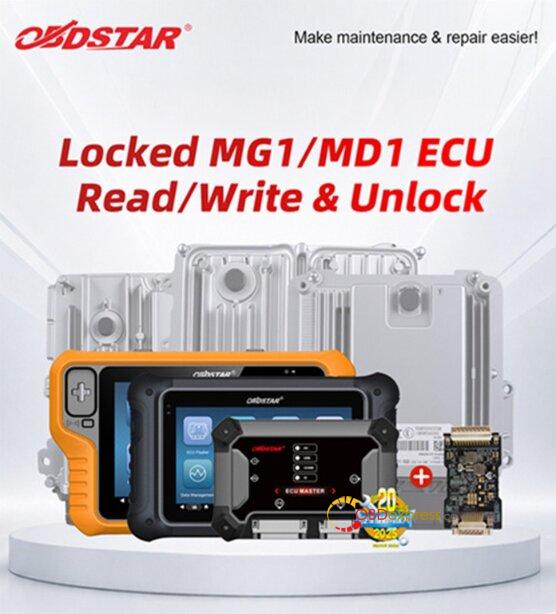 OBDSTAR BMW BOSCH MD1 MG1 Bench Unlock FAQs