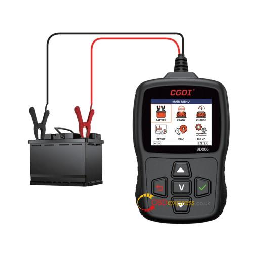 cgdi bd006 manual battery cranking charging voltage tests 1