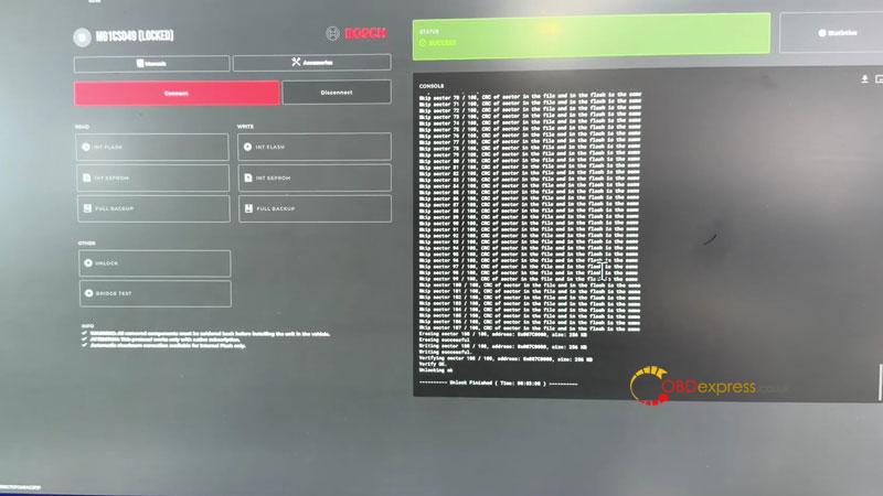 flex bmw m3 g80 ecu unlock success in glitch boot mode 10