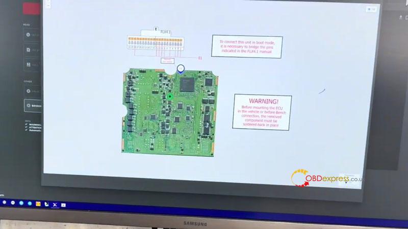 flex bmw m3 g80 ecu unlock success in glitch boot mode 4