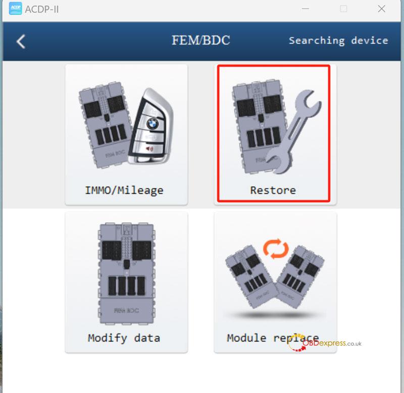 how to fix usb line is poll out error on yanhua acdp 2 bmw bdc 2