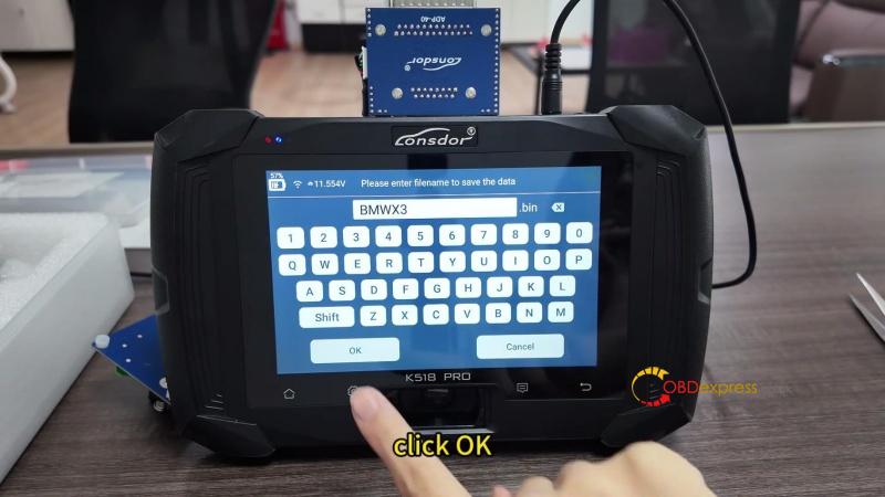lonsdor k518 pro how to add a bcp key to 2025 bmw x3 uwb 11