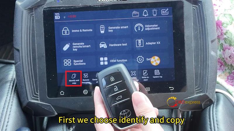 lonsdor k518 pro how to add a smart key to 2026 toyota avalon 1
