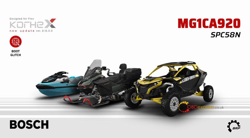 magic motorsport flex adds bosch mg1ca920 unlock for rotax engines