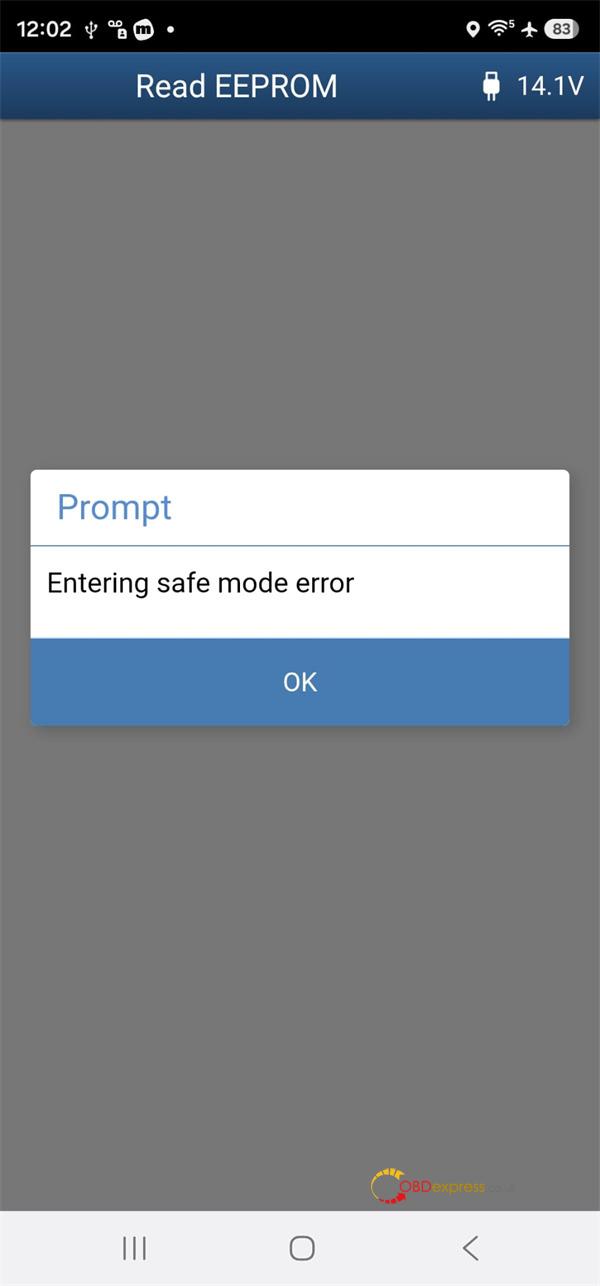 mini acdp2 bmw b48 entering safe mode error solution 2