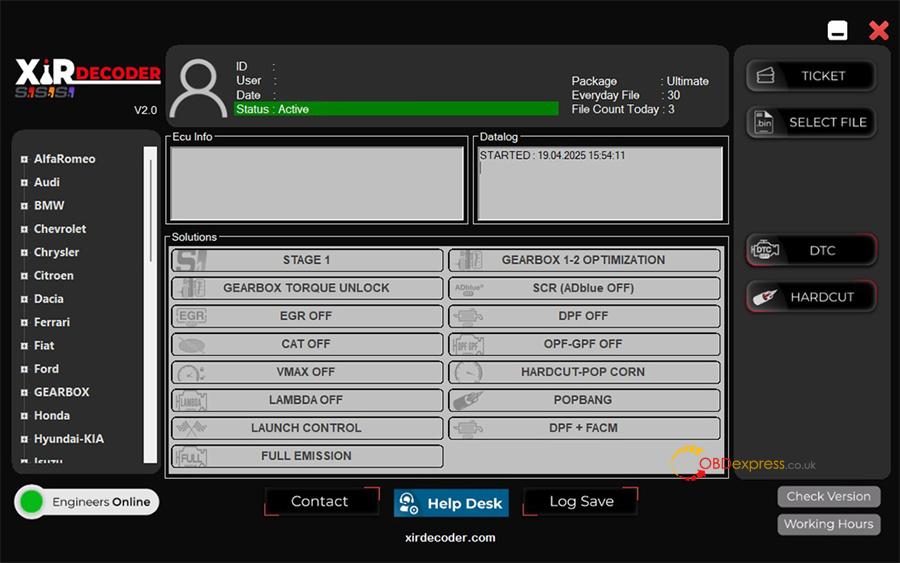Xirdecoder Software V3.9 Download and Update