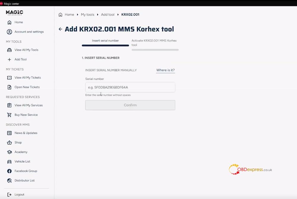 how to activate and use korhex 9