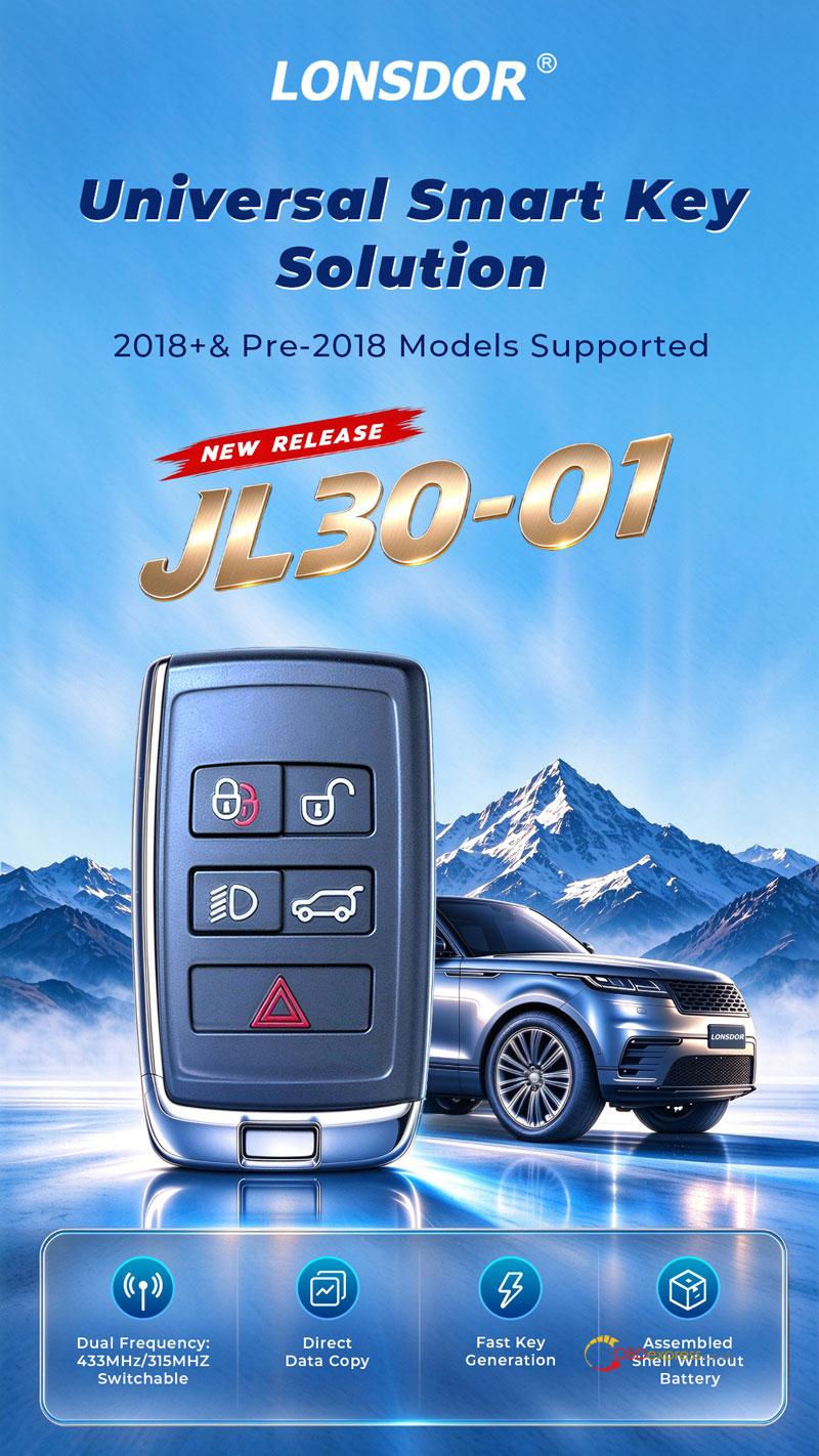 lonsdor jl30 01 k518 pro copy a 2019 land rover discovery key 1