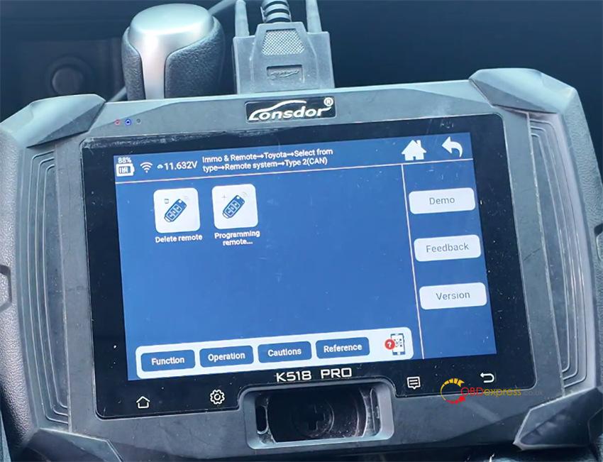 lonsdor k518 pro program 2016 toyota levin key akl 10