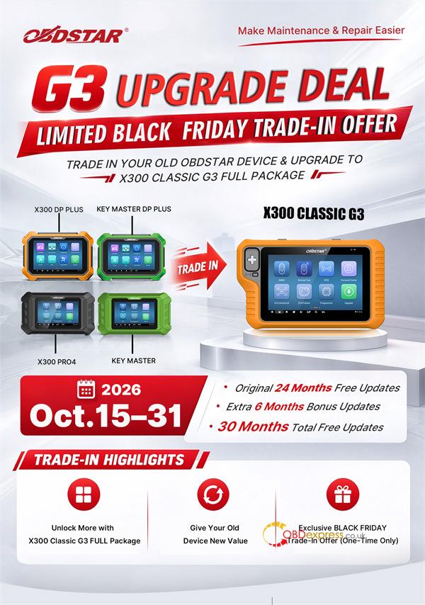 obdstar x300 classic g3 upgrade deal 1